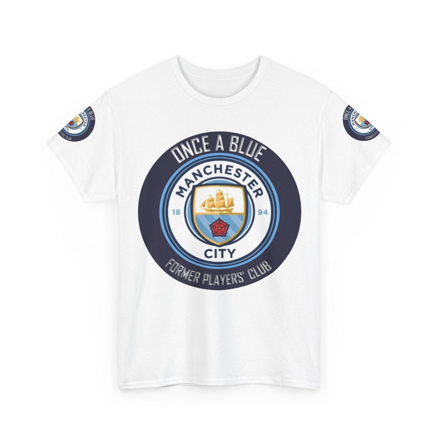 Manchester City 'Once A Blue' Tee — Former Players Club Football Shirt