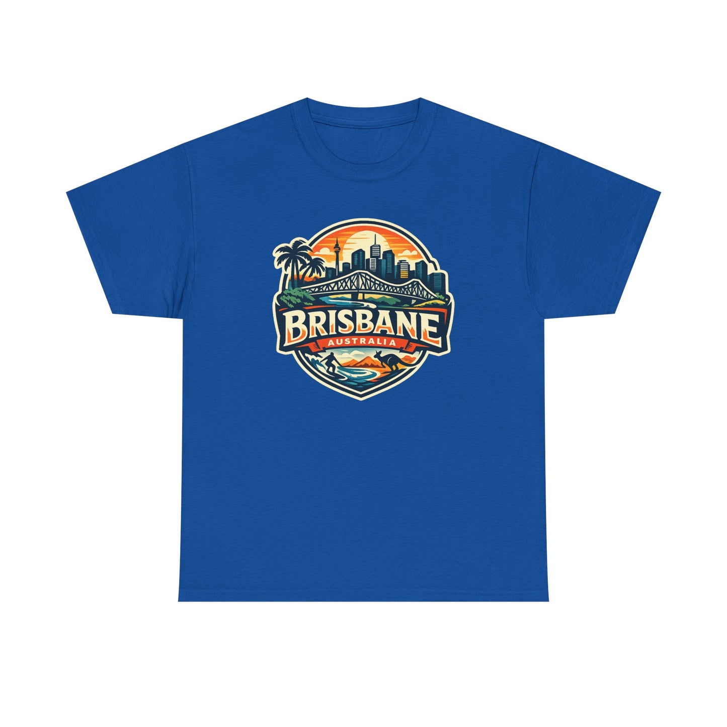 Brisbane Australia Vintage Sunset T-Shirt