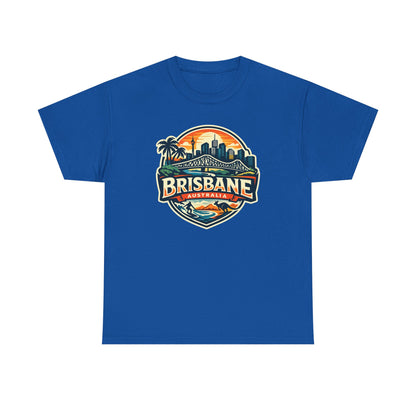 Brisbane Australia Vintage Sunset T-Shirt