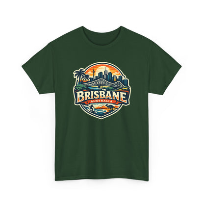 Brisbane Australia Vintage Sunset T-Shirt