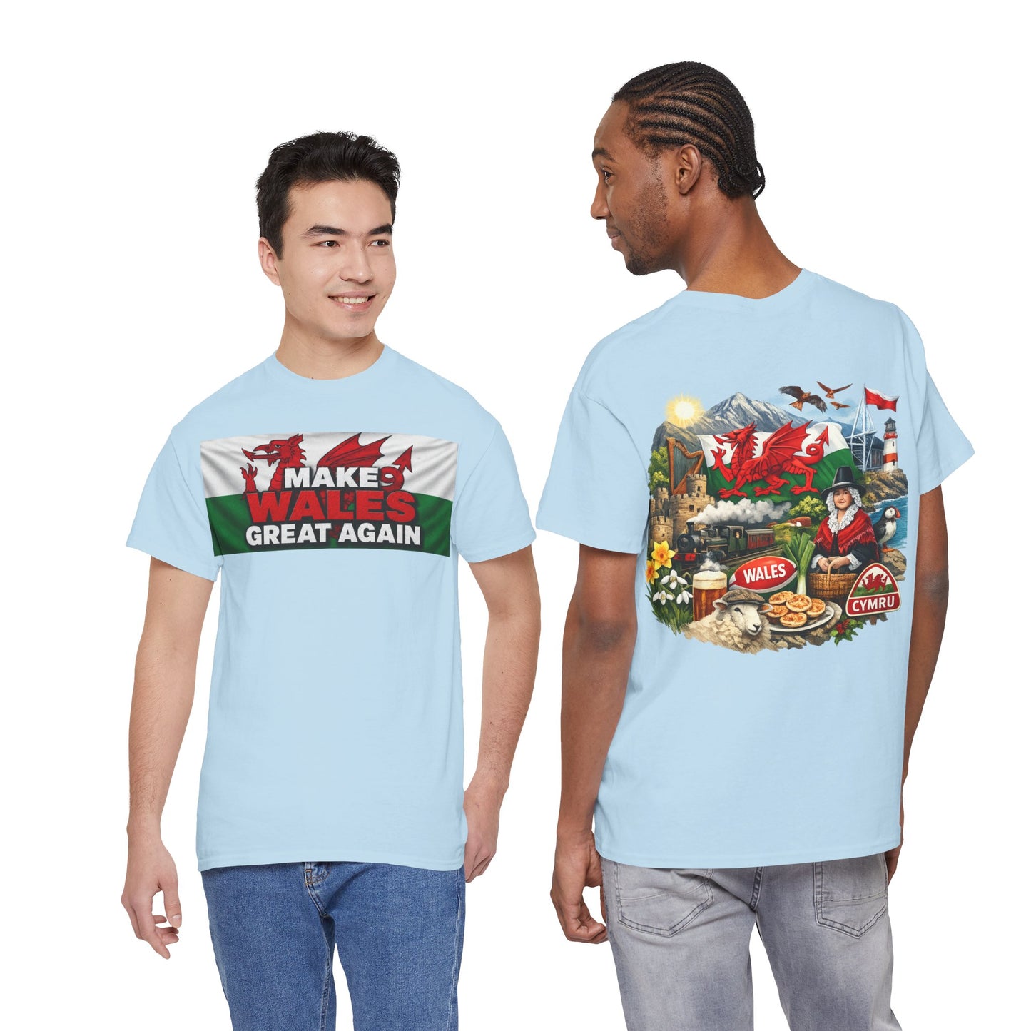 Wales Pride T-Shirt — 'Make Wales Great Again' Welsh Dragon Tee