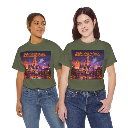 Halloween Party Tee — "Mickey's Not So Scary Halloween Party 2026"