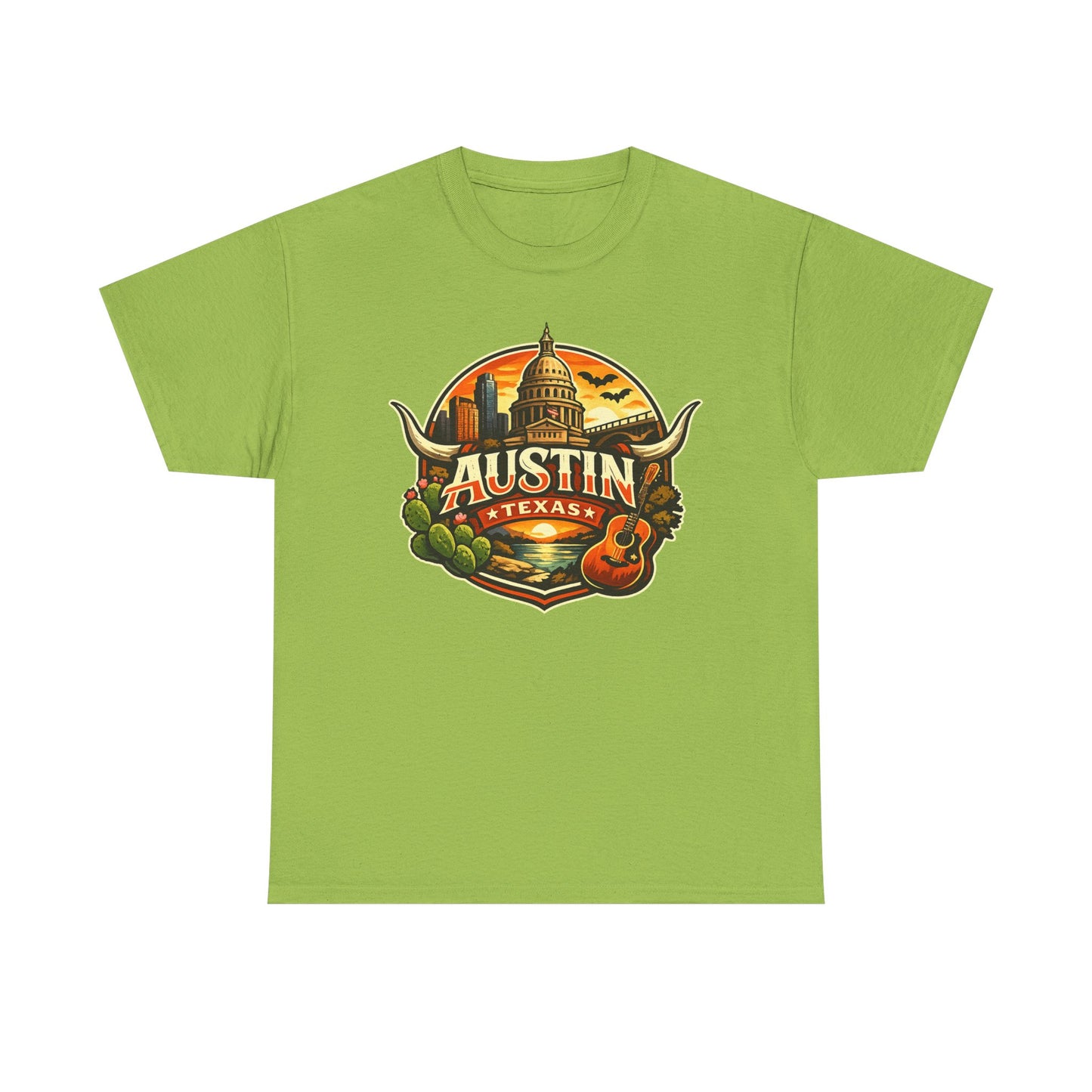 Austin Texas Vintage Travel T-Shirt