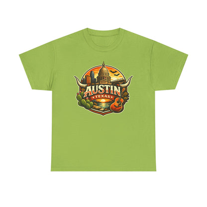 Austin Texas Vintage Travel T-Shirt