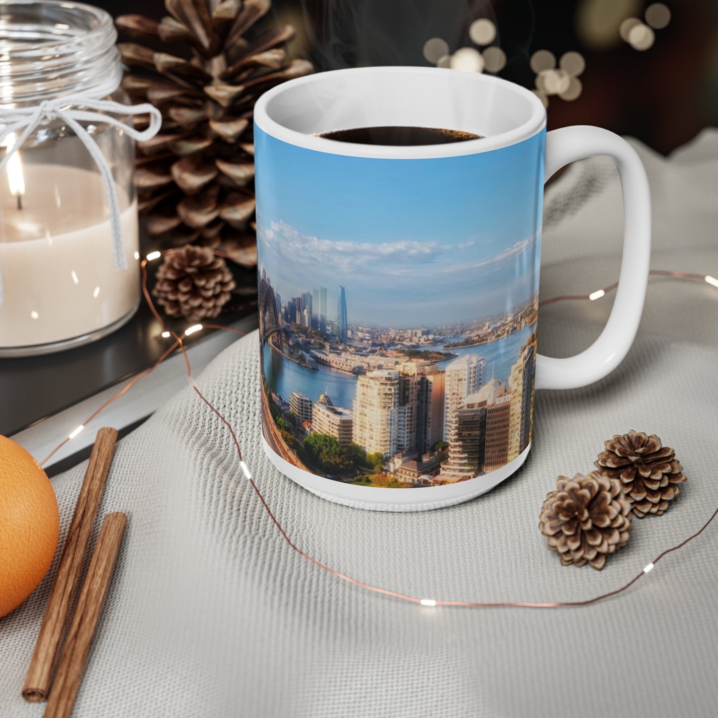 Sydney Harbour Landscape Coffee Mug — Ceramic 11oz & 15oz
