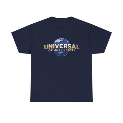 Universal Orlando Resort T‑Shirt — Retro Globe Logo Souvenir Tee
