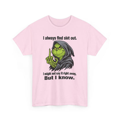 Reaper Witch Graphic Tee — "I Always Find Shit Out. I Might Not Say It Right Away, But I Know."