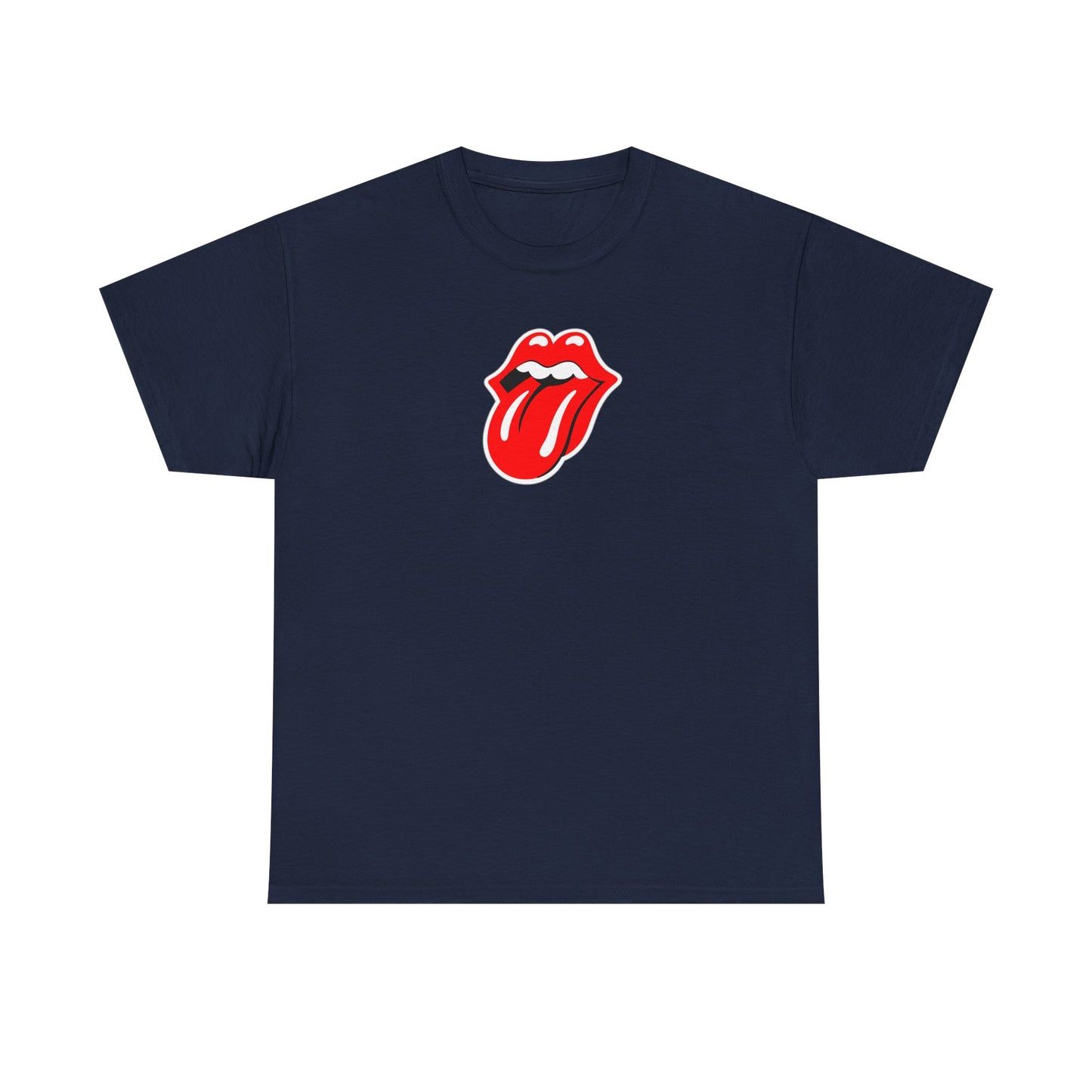 Rock Retro Red Tongue and Lips Graphic Tee