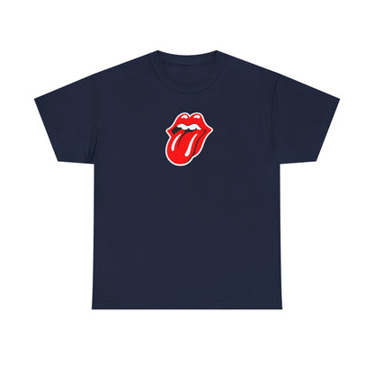 Rock Retro Red Tongue and Lips Graphic Tee