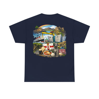 Northern Ireland Collage Tee — "Make Northern Ireland Great Again" Graphic T-Shirt