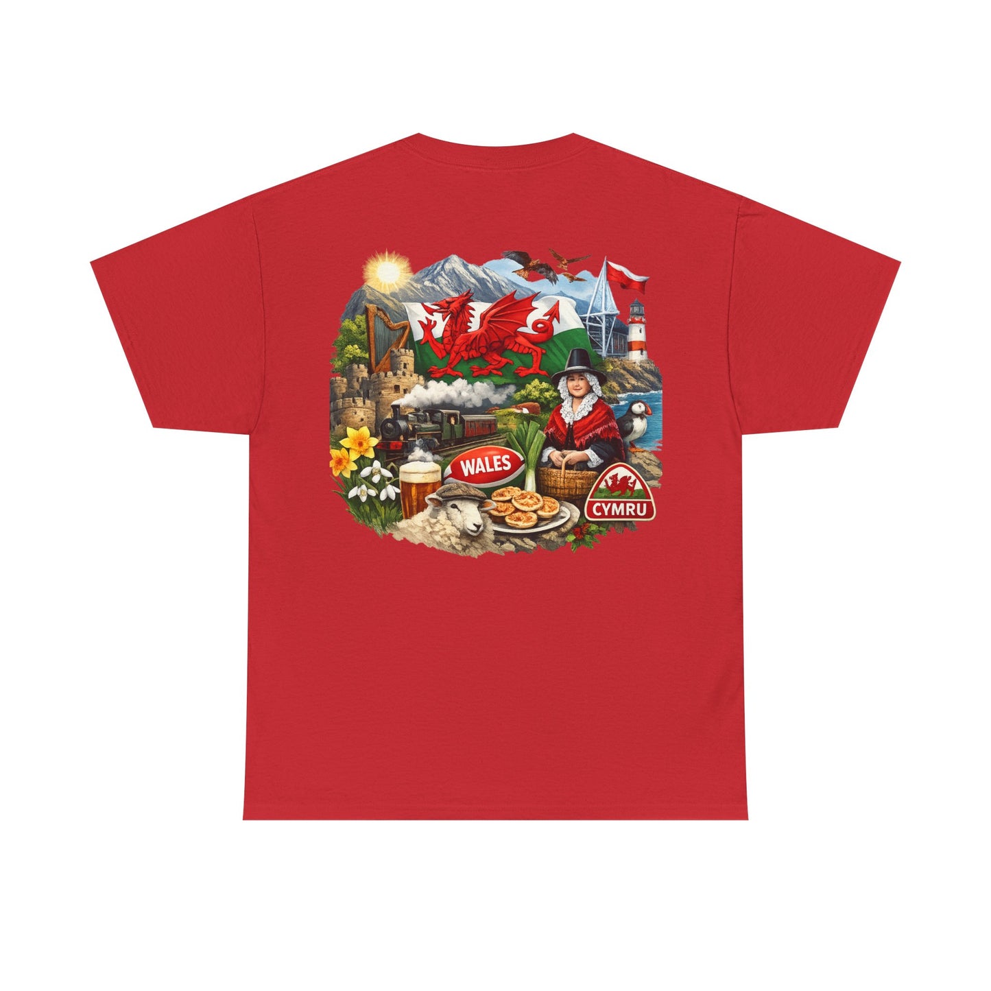Wales Pride T-Shirt — 'Make Wales Great Again' Welsh Dragon Tee