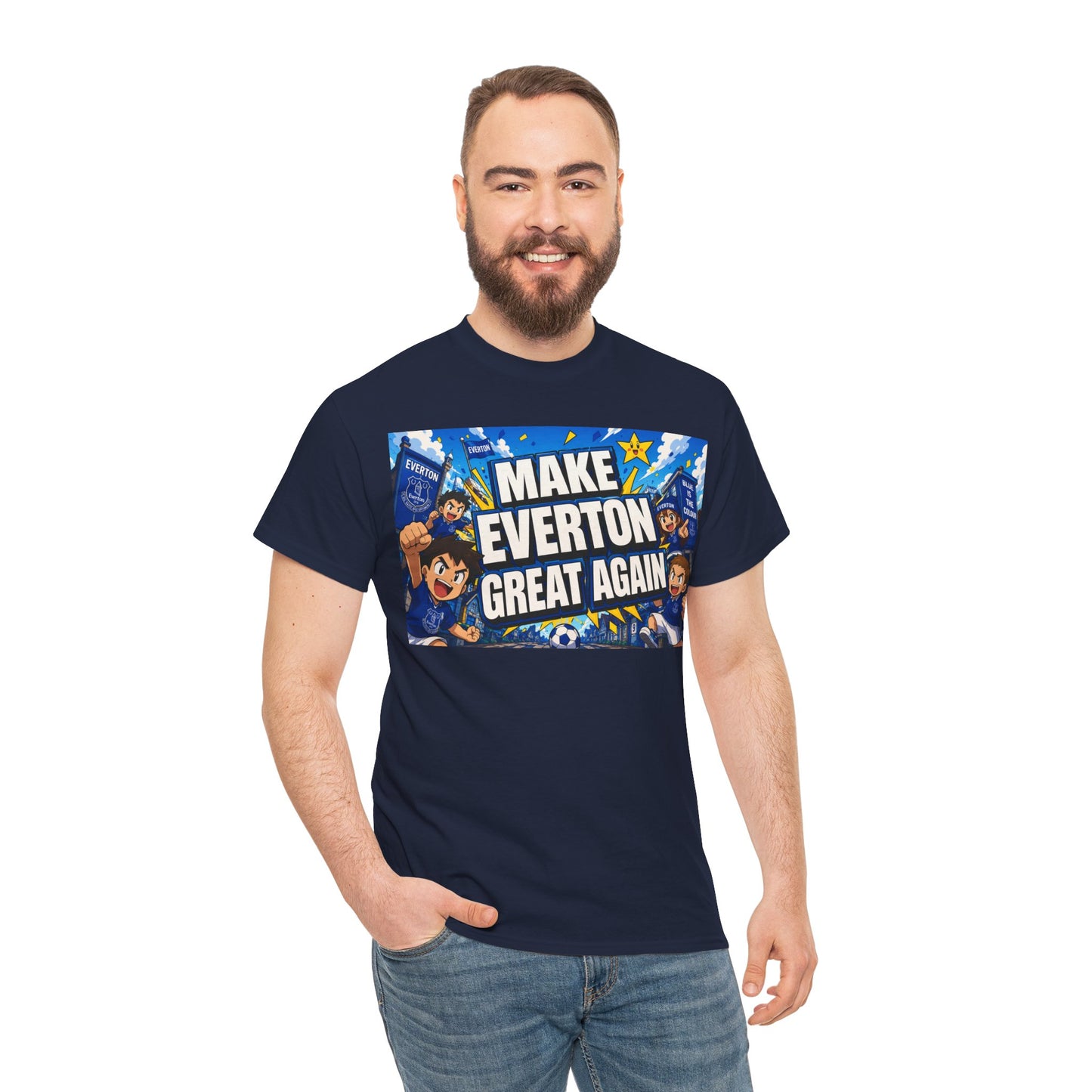 Everton Fan T-Shirt — "Make Everton Great Again" Football Supporter Tee