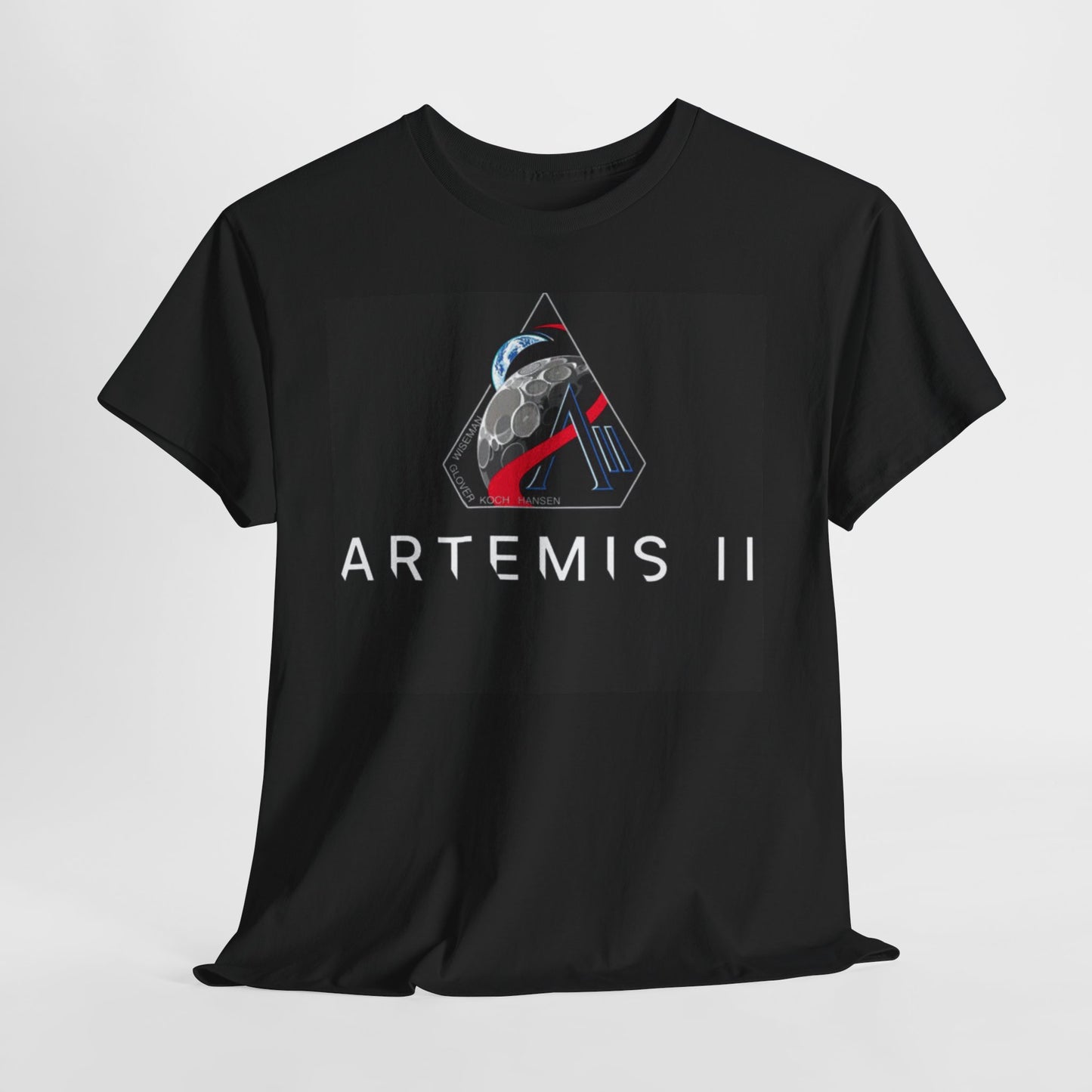 Artemis II Mission T-Shirt — Space Helmet Graphic Tee