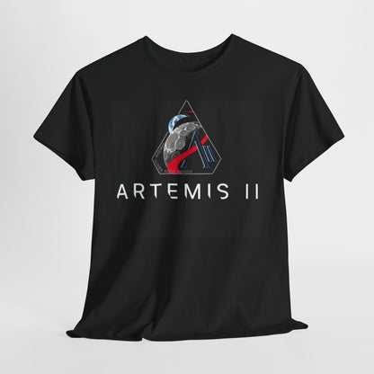 Artemis II Mission T-Shirt — Space Helmet Graphic Tee