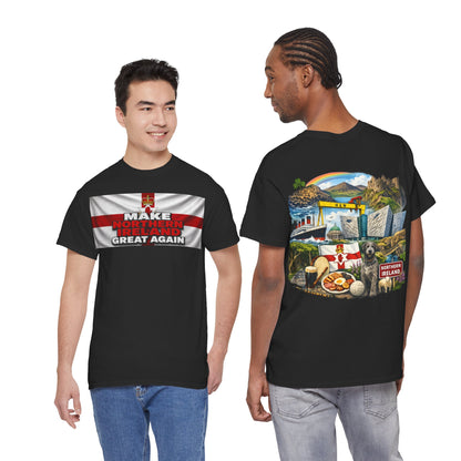 Northern Ireland Collage Tee — "Make Northern Ireland Great Again" Graphic T-Shirt