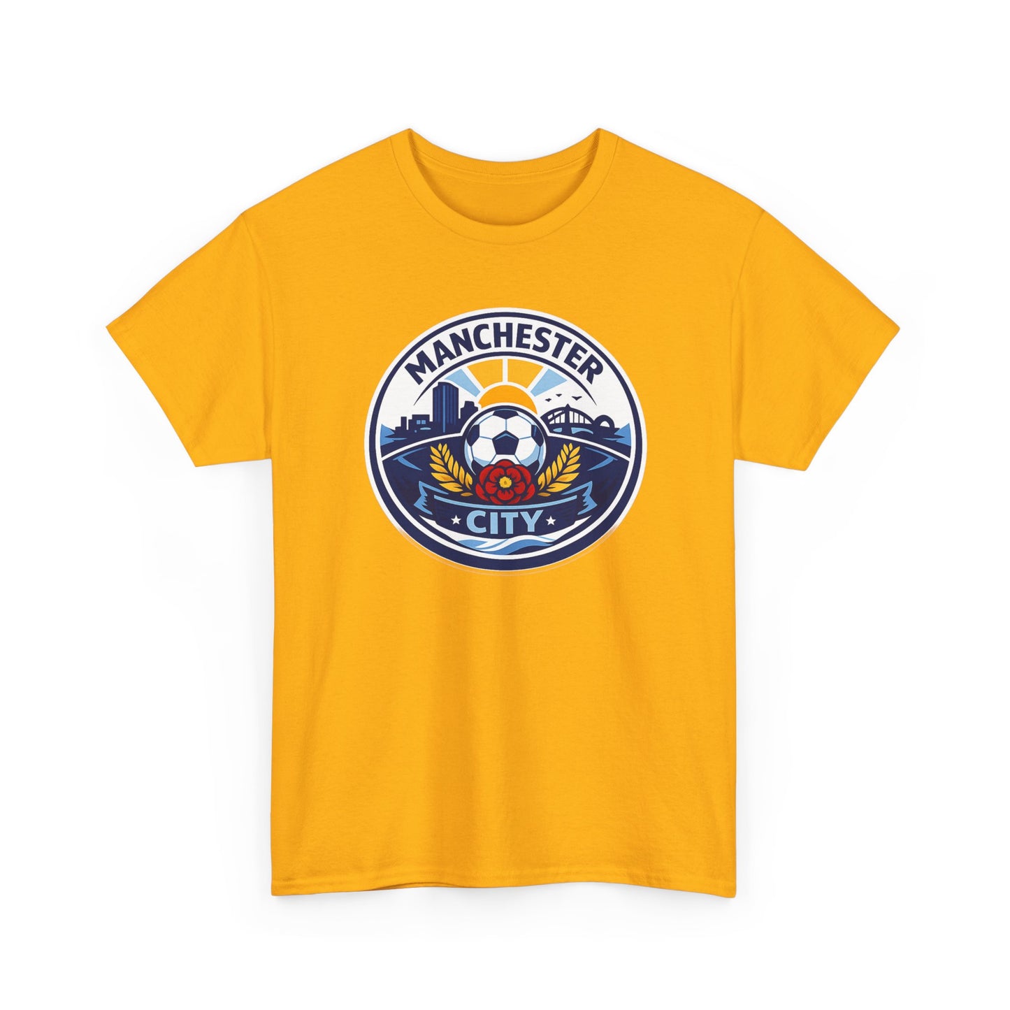 Manchester City Unofficial Soccer Logo T-Shirt — Football Fan Tee