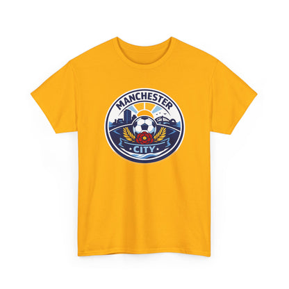 Manchester City Unofficial Soccer Logo T-Shirt — Football Fan Tee