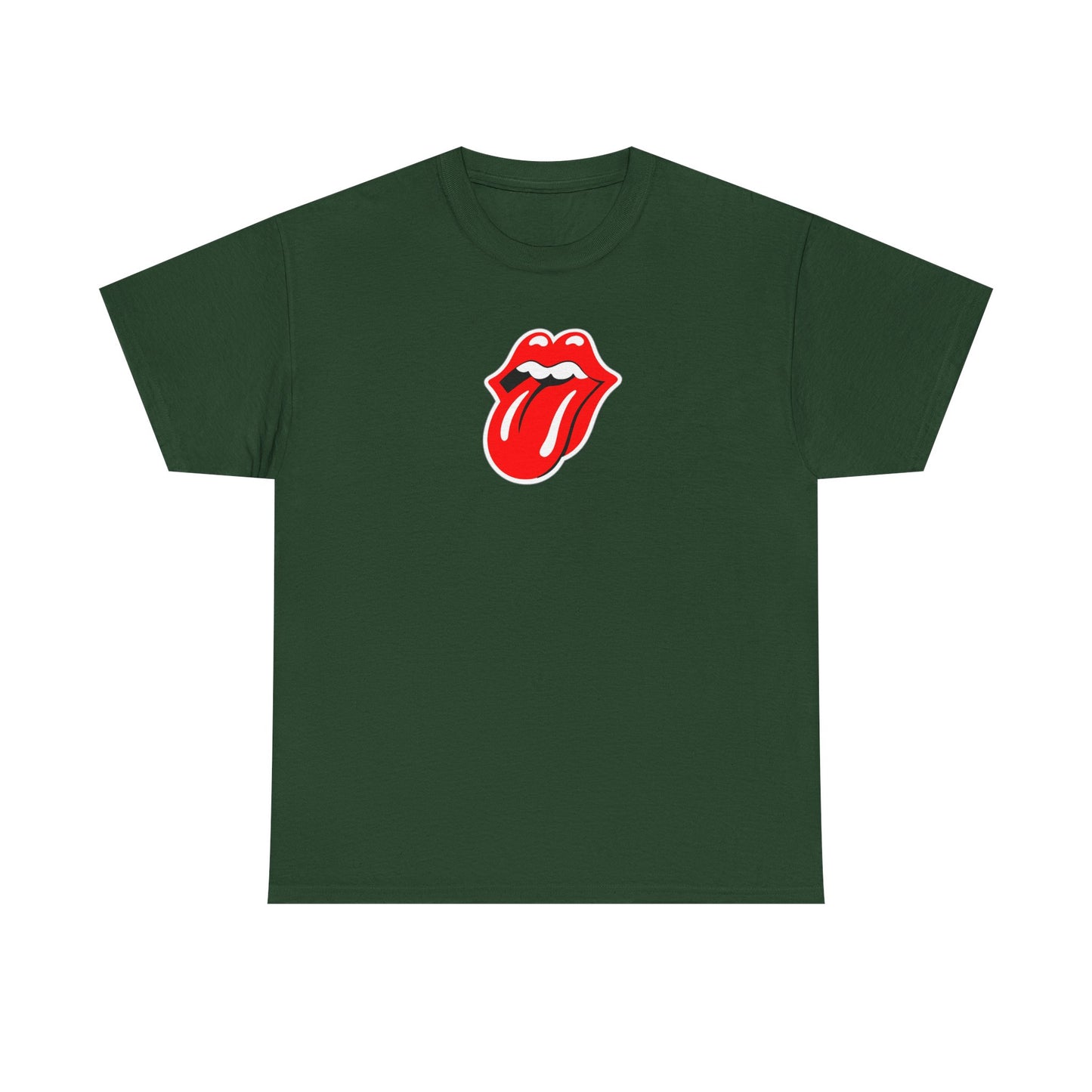 Rock Retro Red Tongue and Lips Graphic Tee