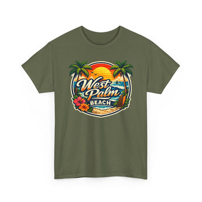 West Palm Beach Retro Sunset T-Shirt