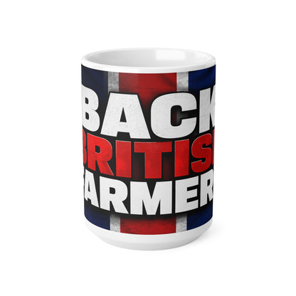 Back British Farmers Mug – Union Jack Ceramic Coffee Cup (11oz & 15oz)