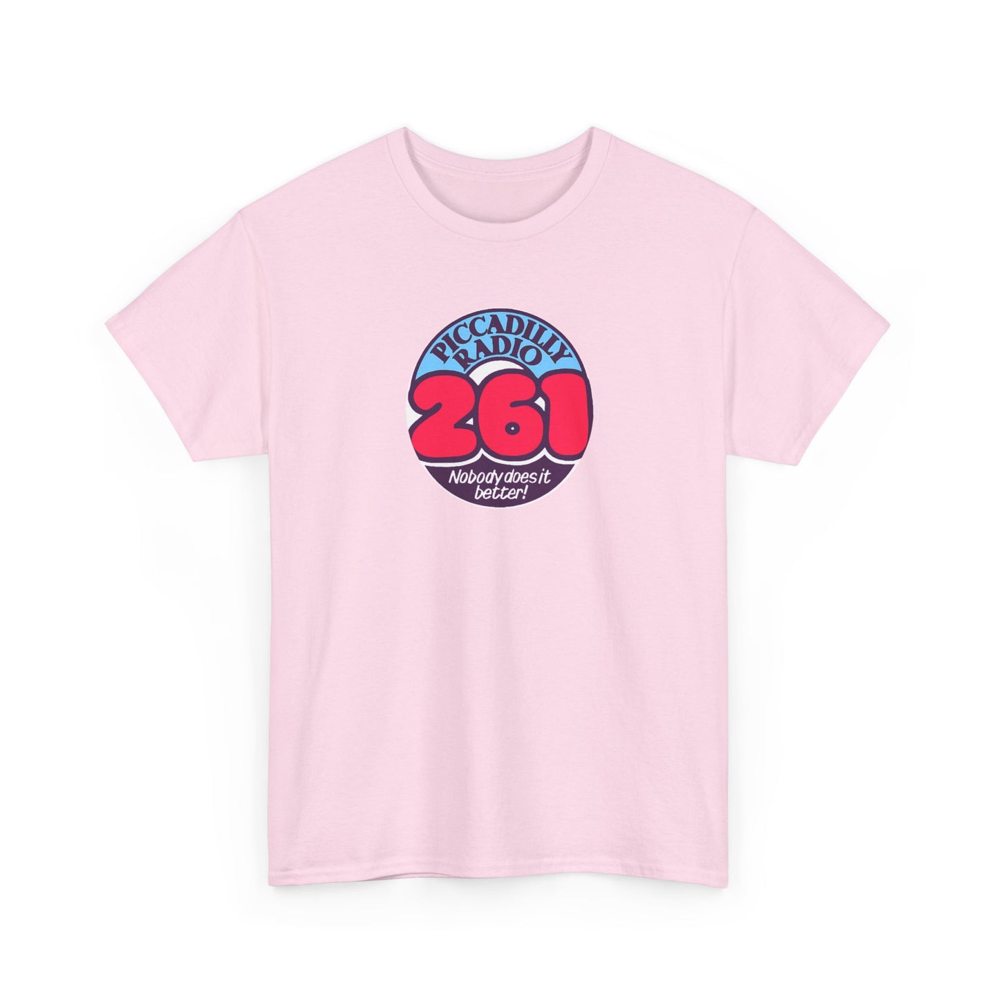 Piccadilly Radio '261' Logo T‑Shirt — Vintage Unofficial Radio Station Graphic Tee
