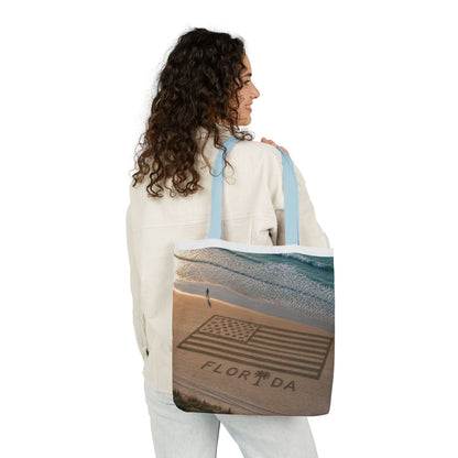 Florida Canvas Tote Bag, 5-Color Straps