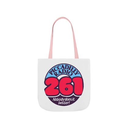 Tote Bag — Retro 'Piccadilly Radio 261' Vintage Logo Canvas Tote