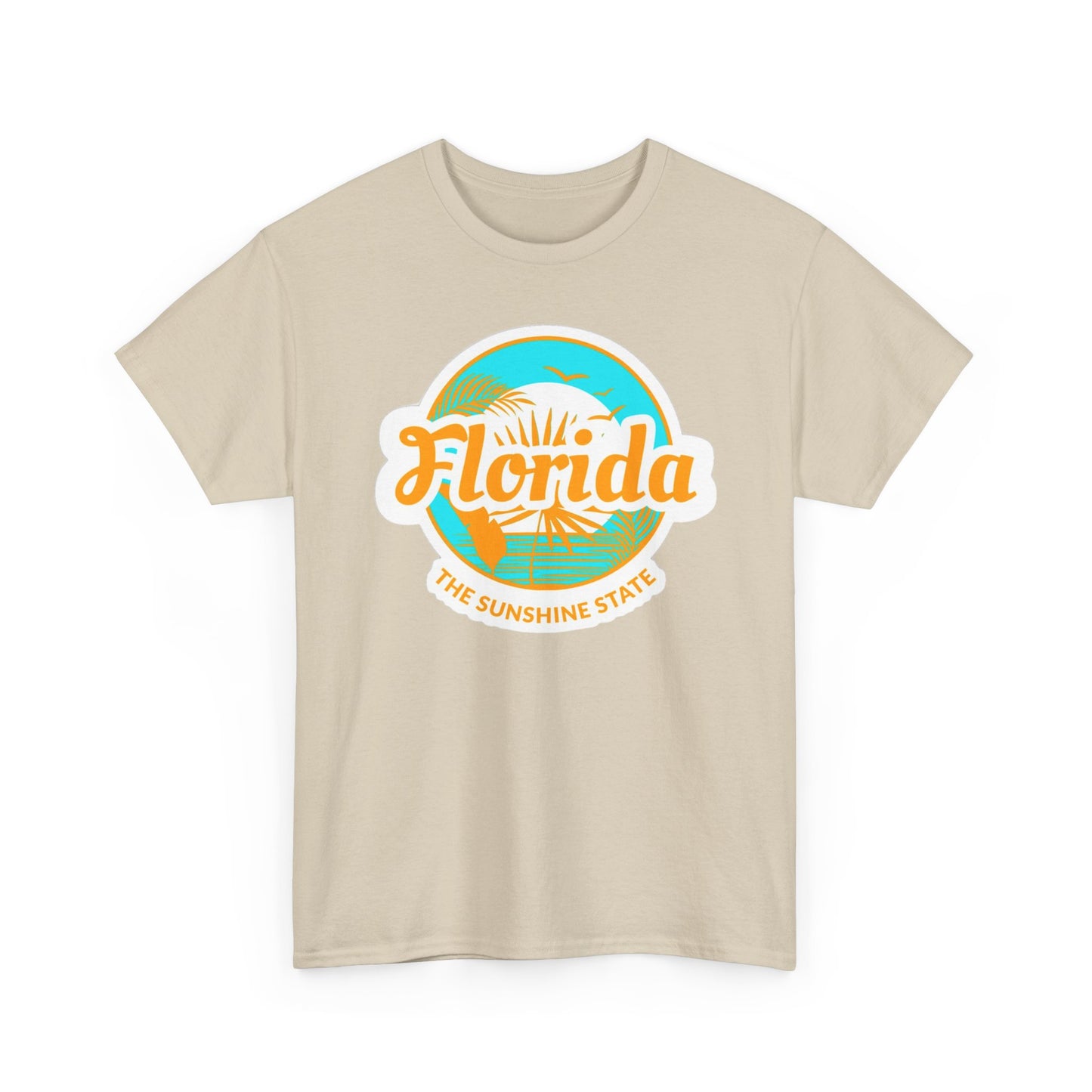 Florida Sunshine State T‑Shirt – Retro Beach Logo Tee