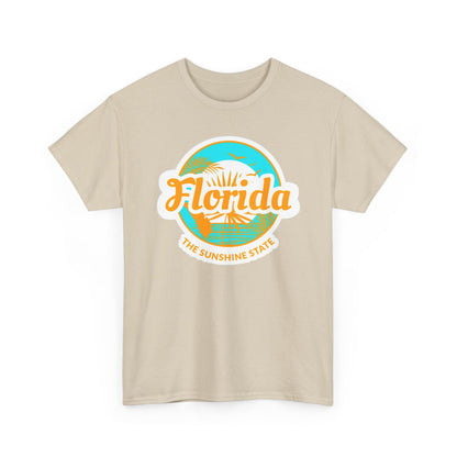 Florida Sunshine State T‑Shirt – Retro Beach Logo Tee
