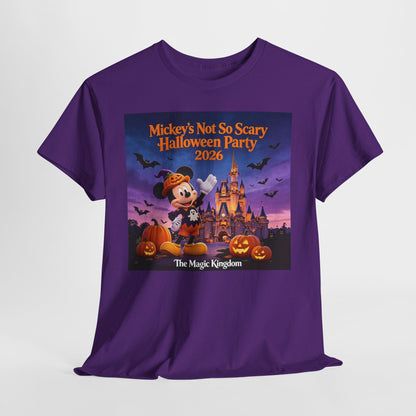 Halloween Party T‑Shirt — "Not So Scary" 2026 Magic Kingdom Tee