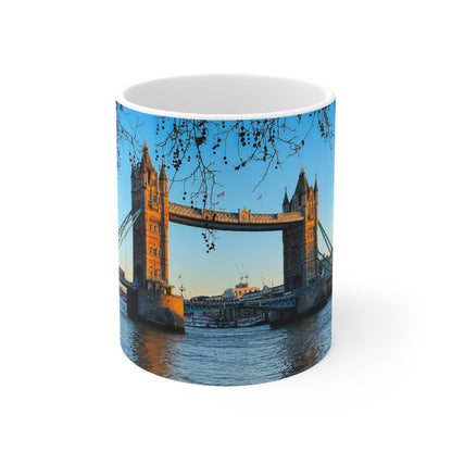Tower Bridge London Photo Mug — Ceramic Coffee Cup 11oz/15oz