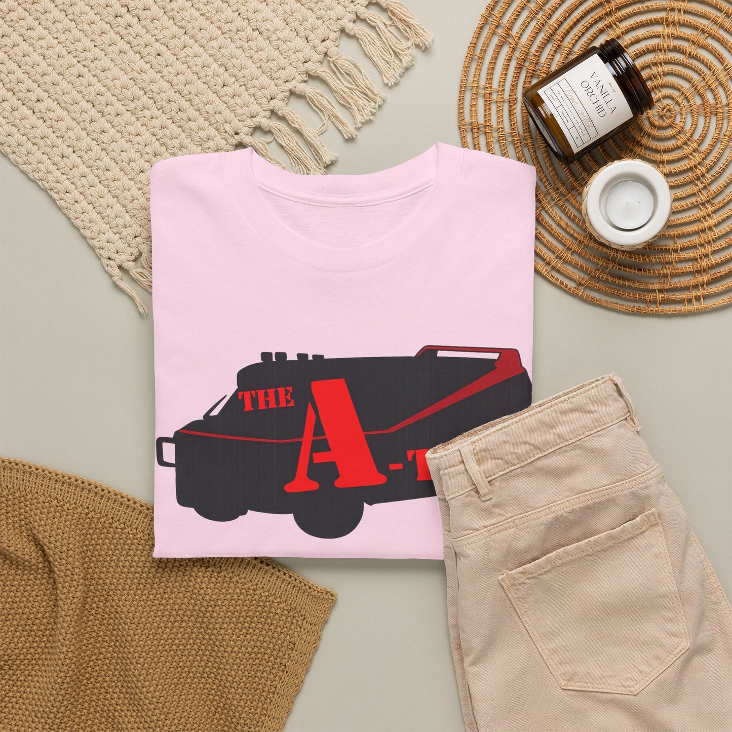 A-Team Van Graphic Tee — Retro Action TV Logo T-Shirt