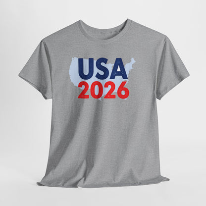 USA 2026 T-Shirt — Patriotic Supporter Tee