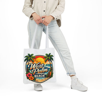 West Palm Beach Vintage Sunset Tote