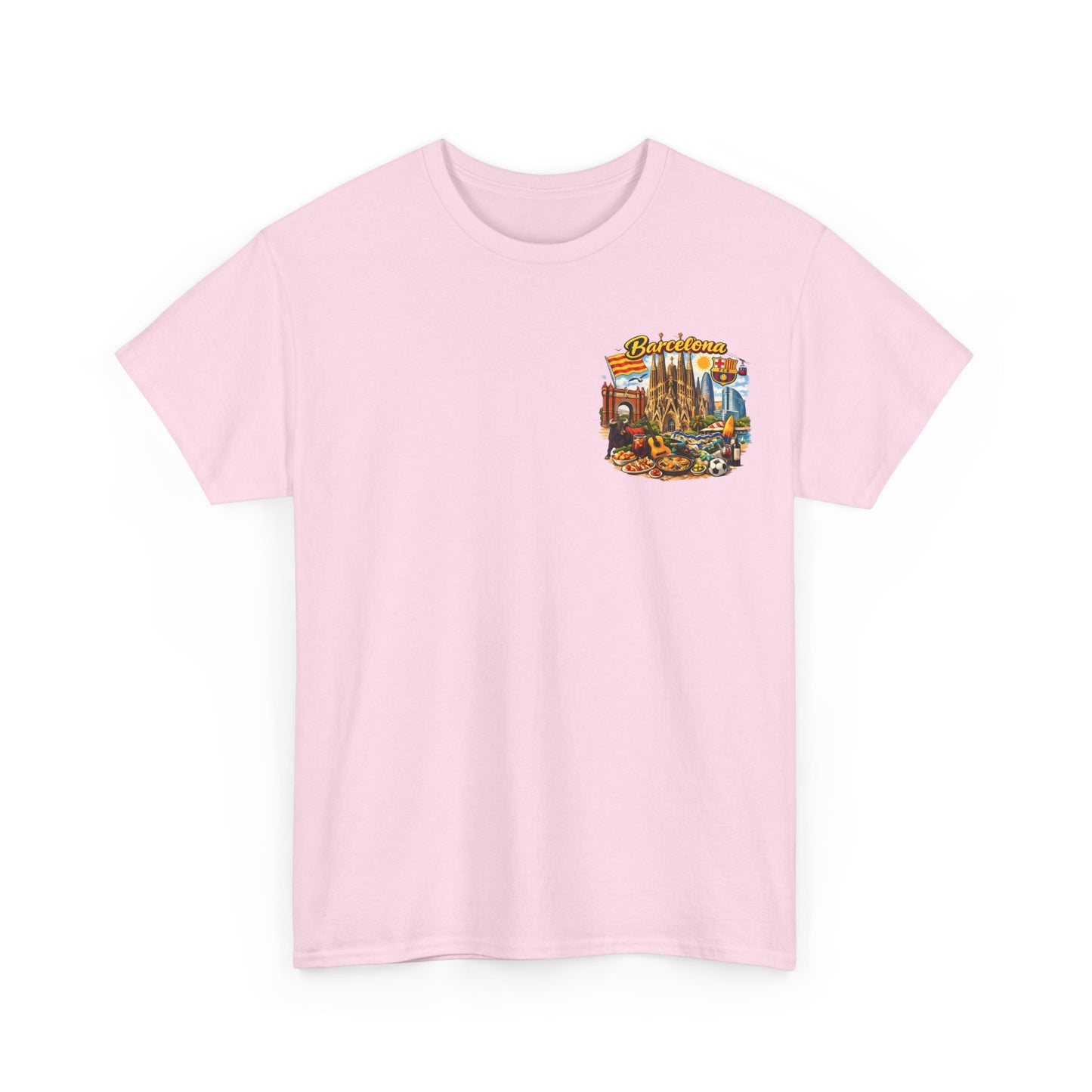 Barcelona Souvenir T‑Shirt — Vintage City Collage Tee