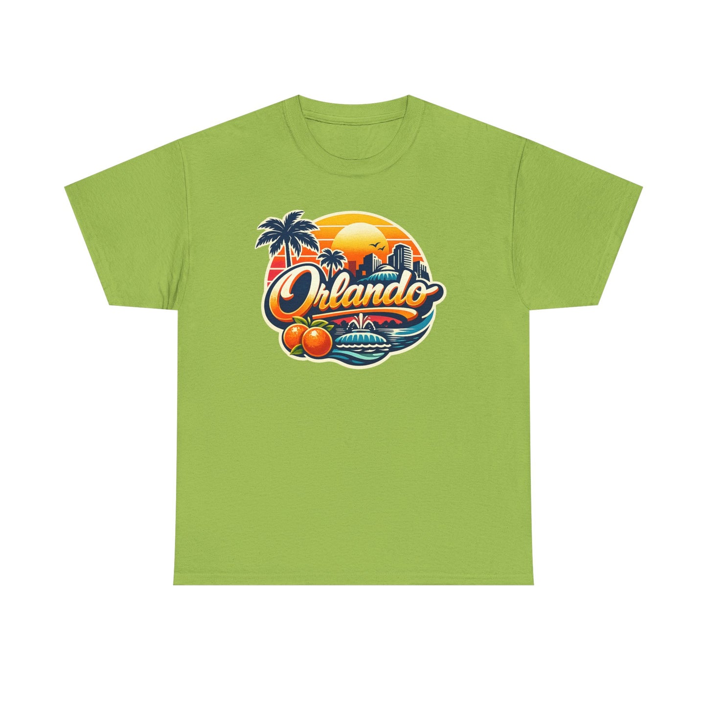Orlando Retro Sunset T-Shirt — Vintage Florida Vacation Tee