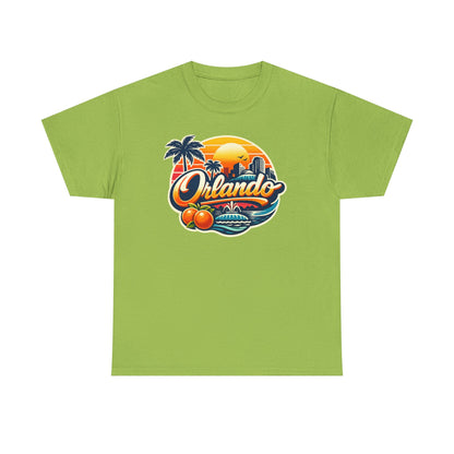 Orlando Retro Sunset T-Shirt — Vintage Florida Vacation Tee