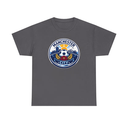 Manchester City Unofficial Soccer Logo T-Shirt — Football Fan Tee