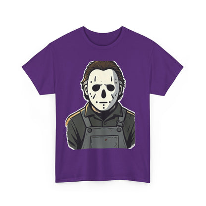 Horror Mask Tee — Jason-Inspired Halloween T-Shirt
