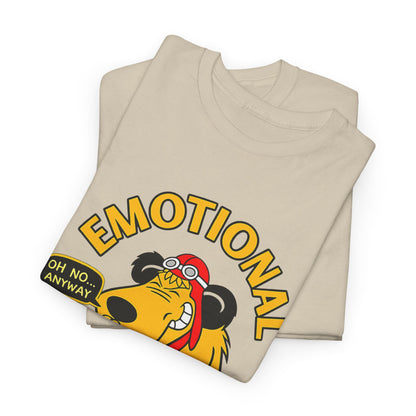 Emotional Support Dog T-Shirt — Cute Cartoon Comfort Pup Tee