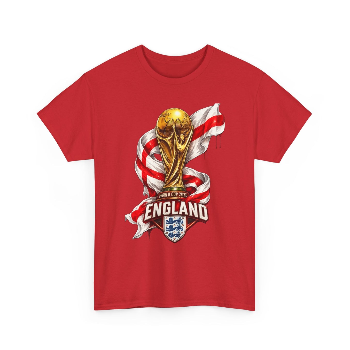 England World Cup Trophy T‑Shirt — St George's Cross Football Fan Tee