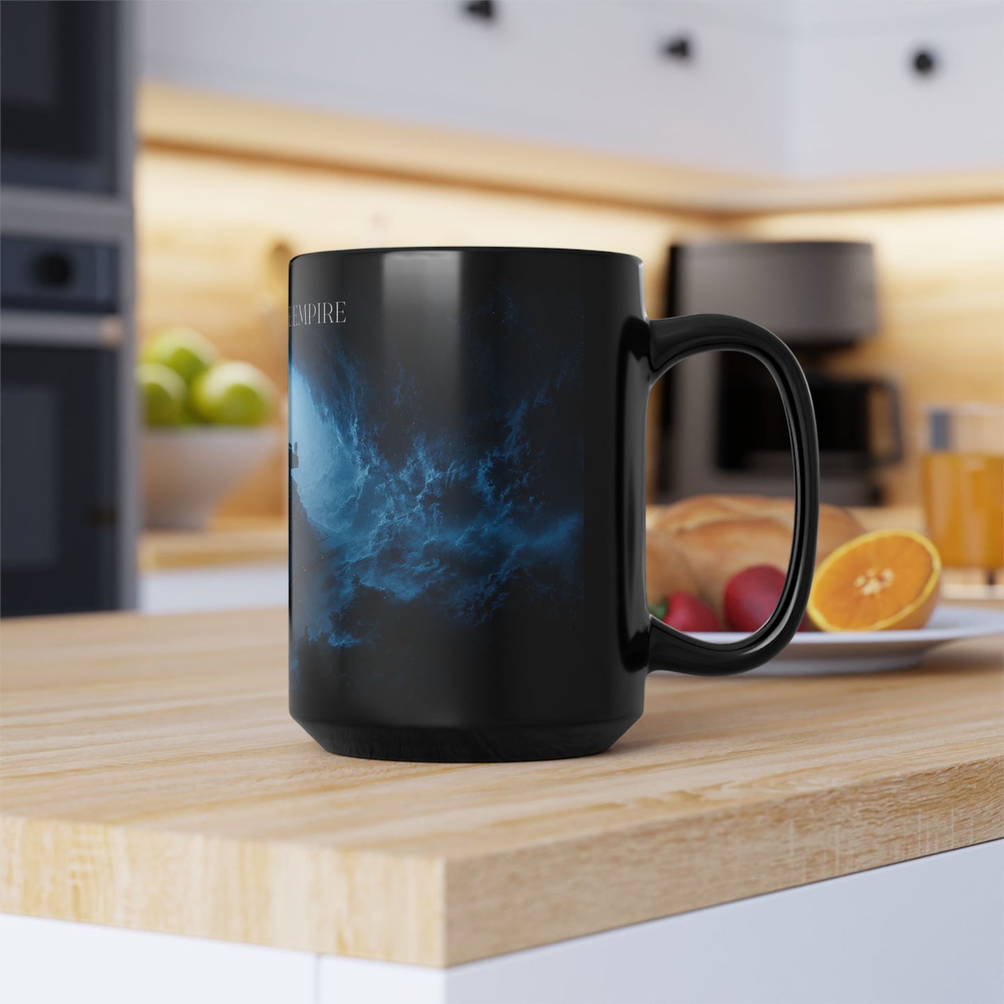 Empire Star Destroyer Black Mug — "Long Live The Empire" Coffee Cup