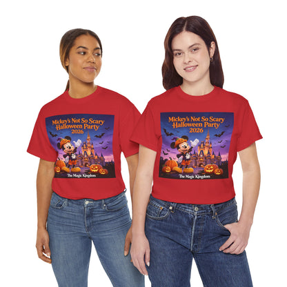 Halloween Party T‑Shirt — "Not So Scary" 2026 Magic Kingdom Tee