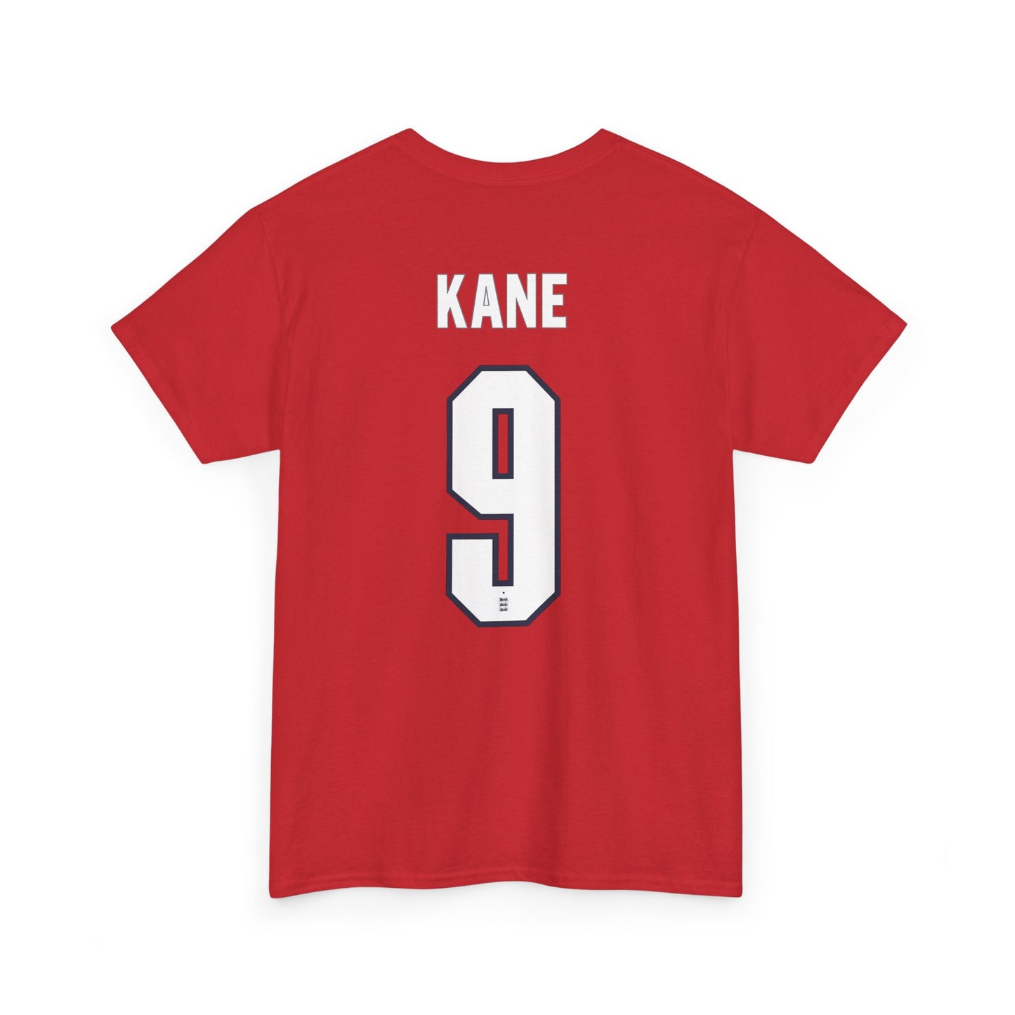 England Football T-Shirt — KANE #9 Red Soccer Shirt