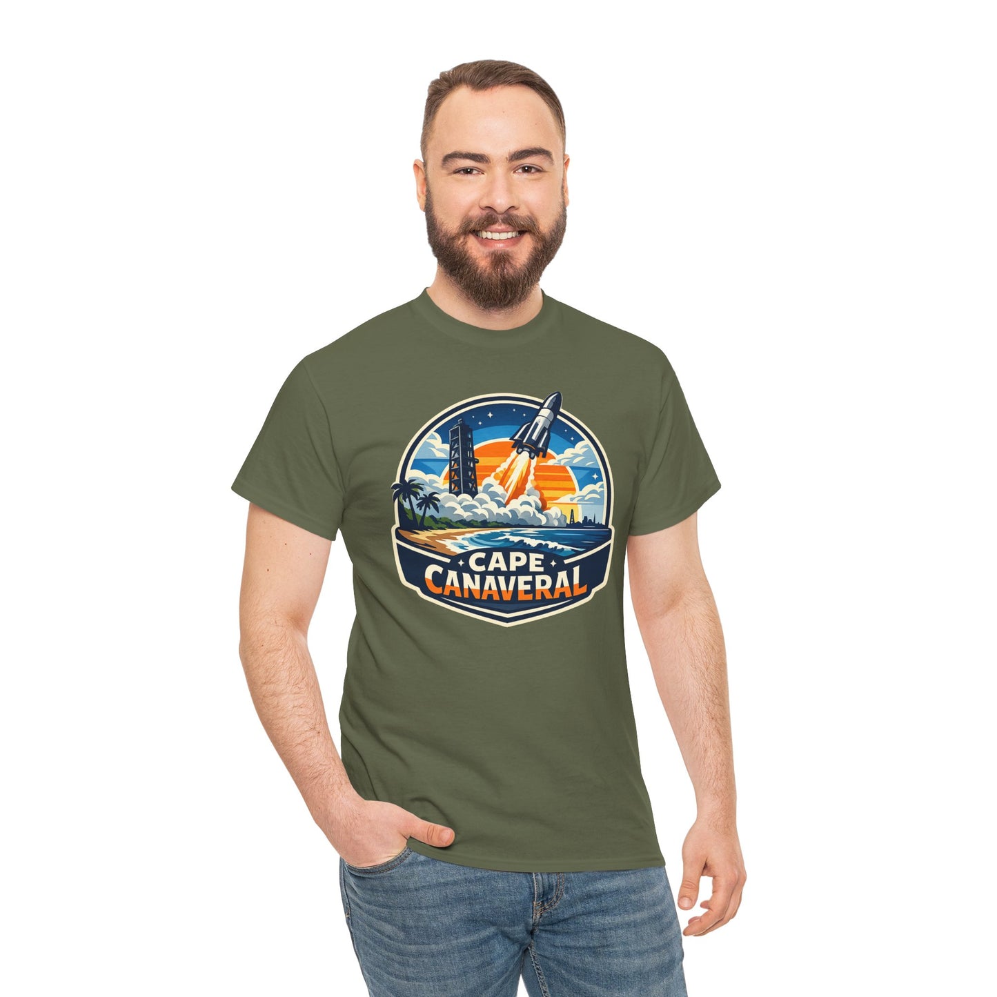 Cape Canaveral Rocket Launch T-Shirt