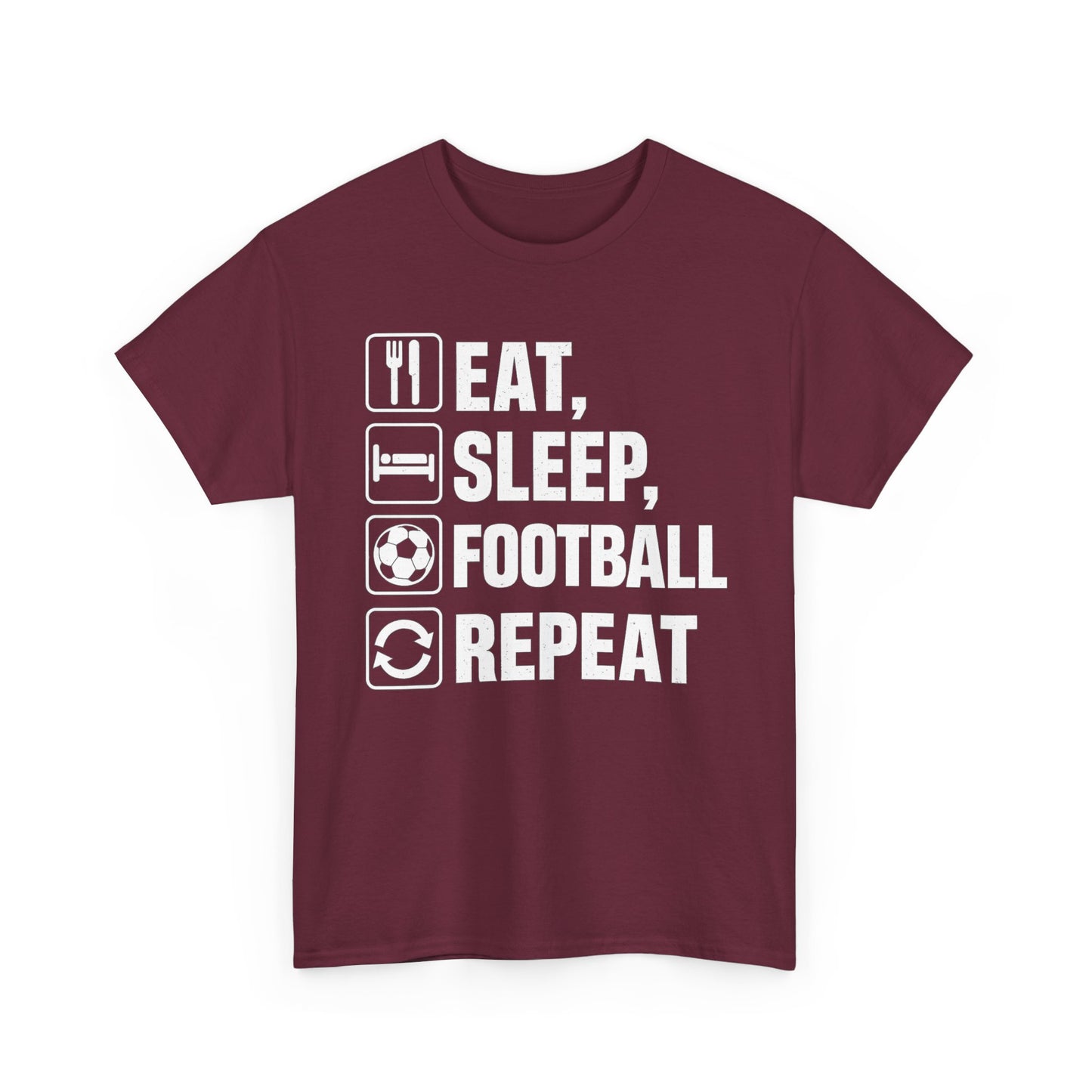 Football Eat Sleep Repeat T-Shirt
