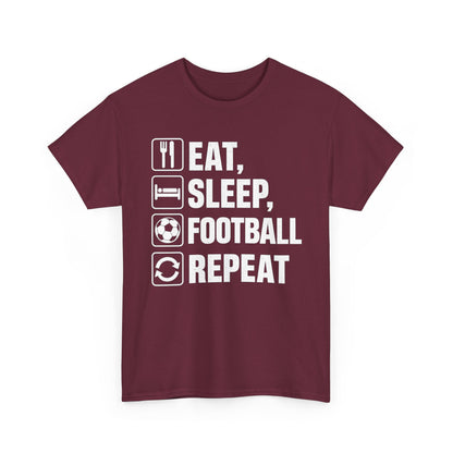 Football Eat Sleep Repeat T-Shirt