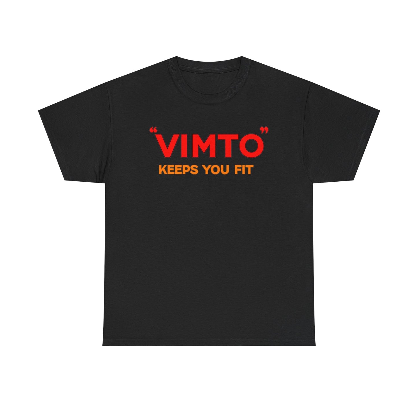 VIMTO "Keeps You Fit" Graphic Tee — Retro Beverage Logo T-Shirt