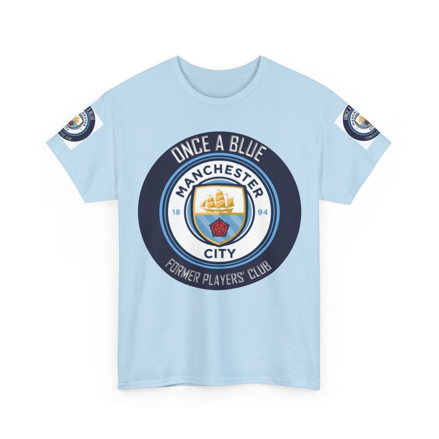 Manchester City 'Once A Blue' Tee — Former Players Club Football Shirt