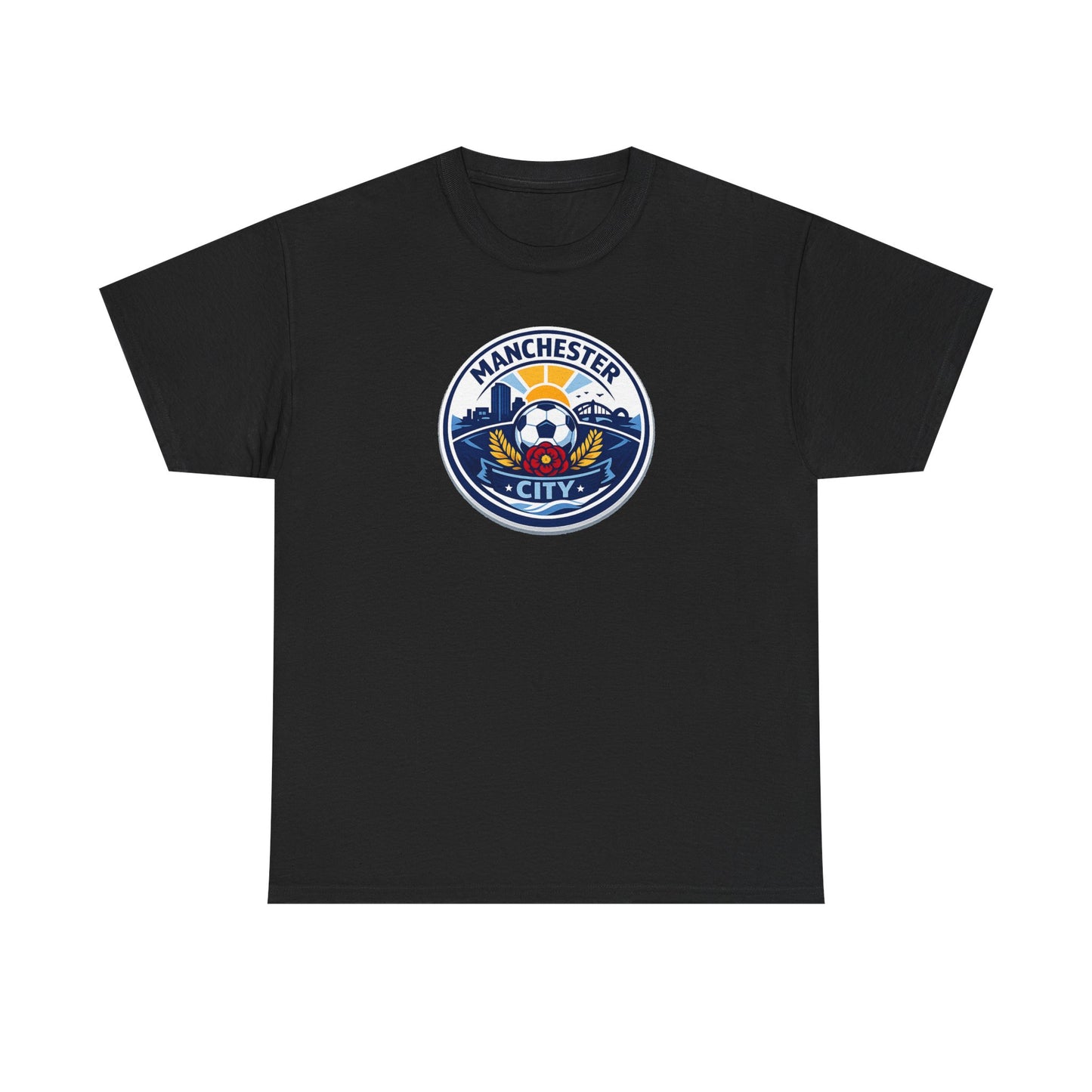 Manchester City Crest T-Shirt — Soccer Fan Tee